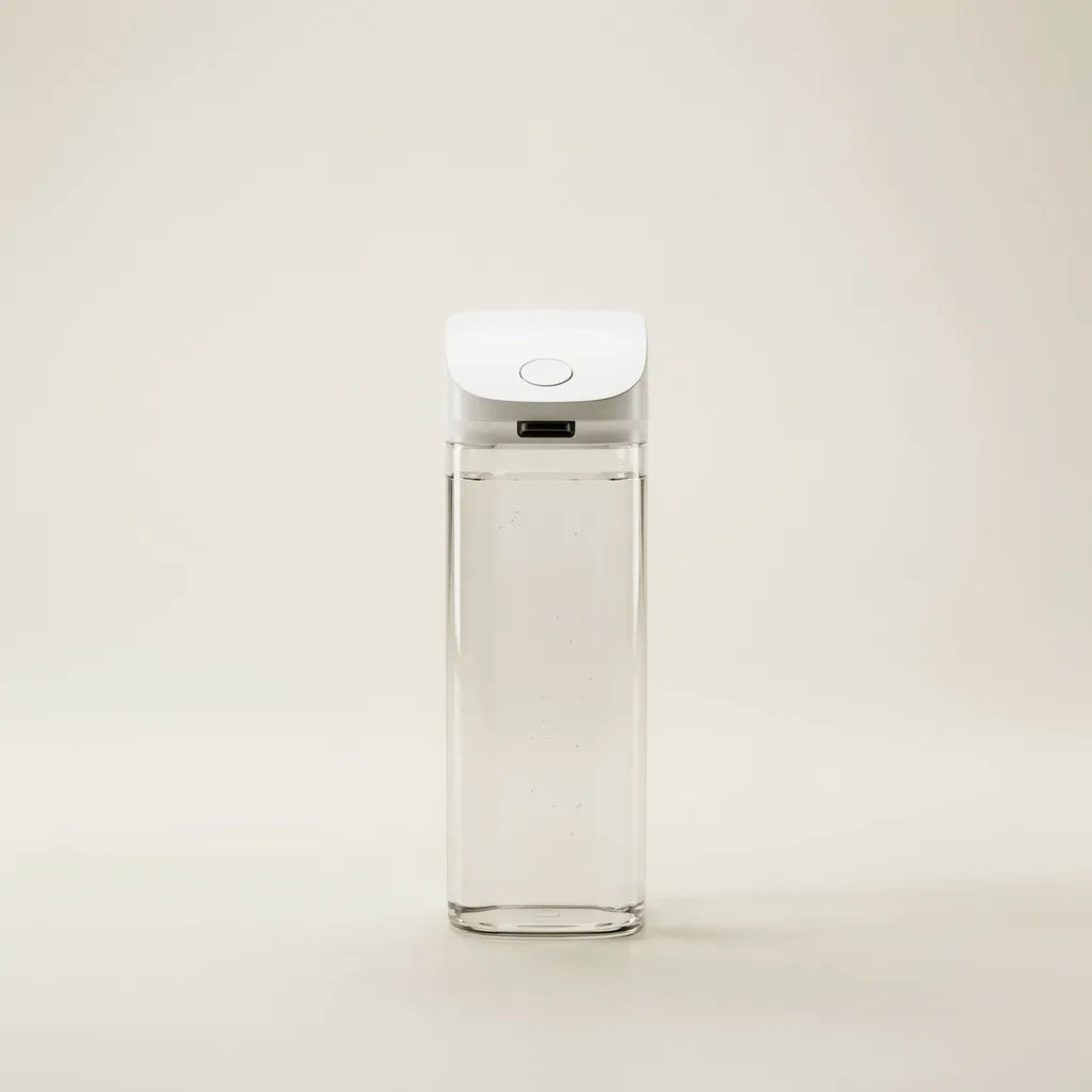 Automatic sensor soap dispenser with 500 ml clear tank — studio photo