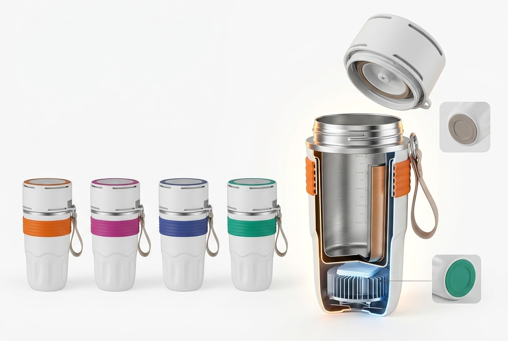 Smart Self-Cooling & Heating Tumbler
