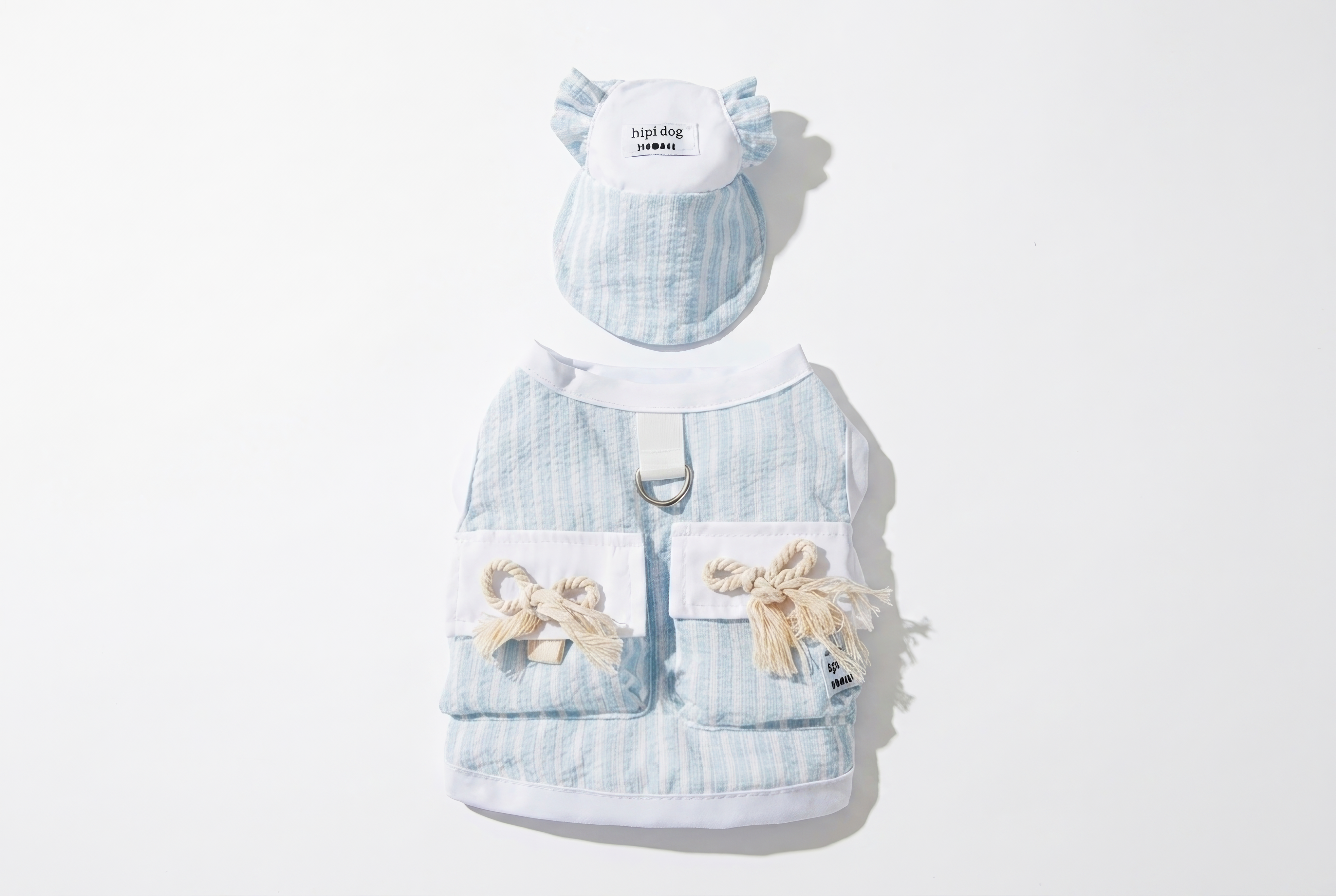 Gilet et casquette pour animaux avec poche intégrée pour PetTrack