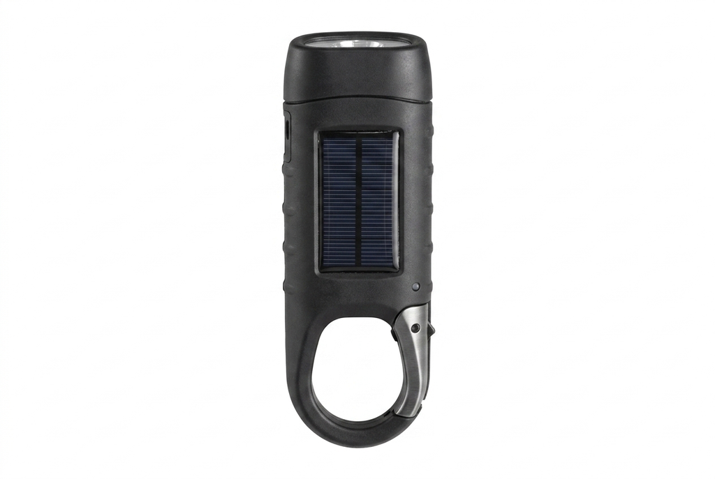 3-in-1 Solar & Hand-Crank Emergency Flashlight